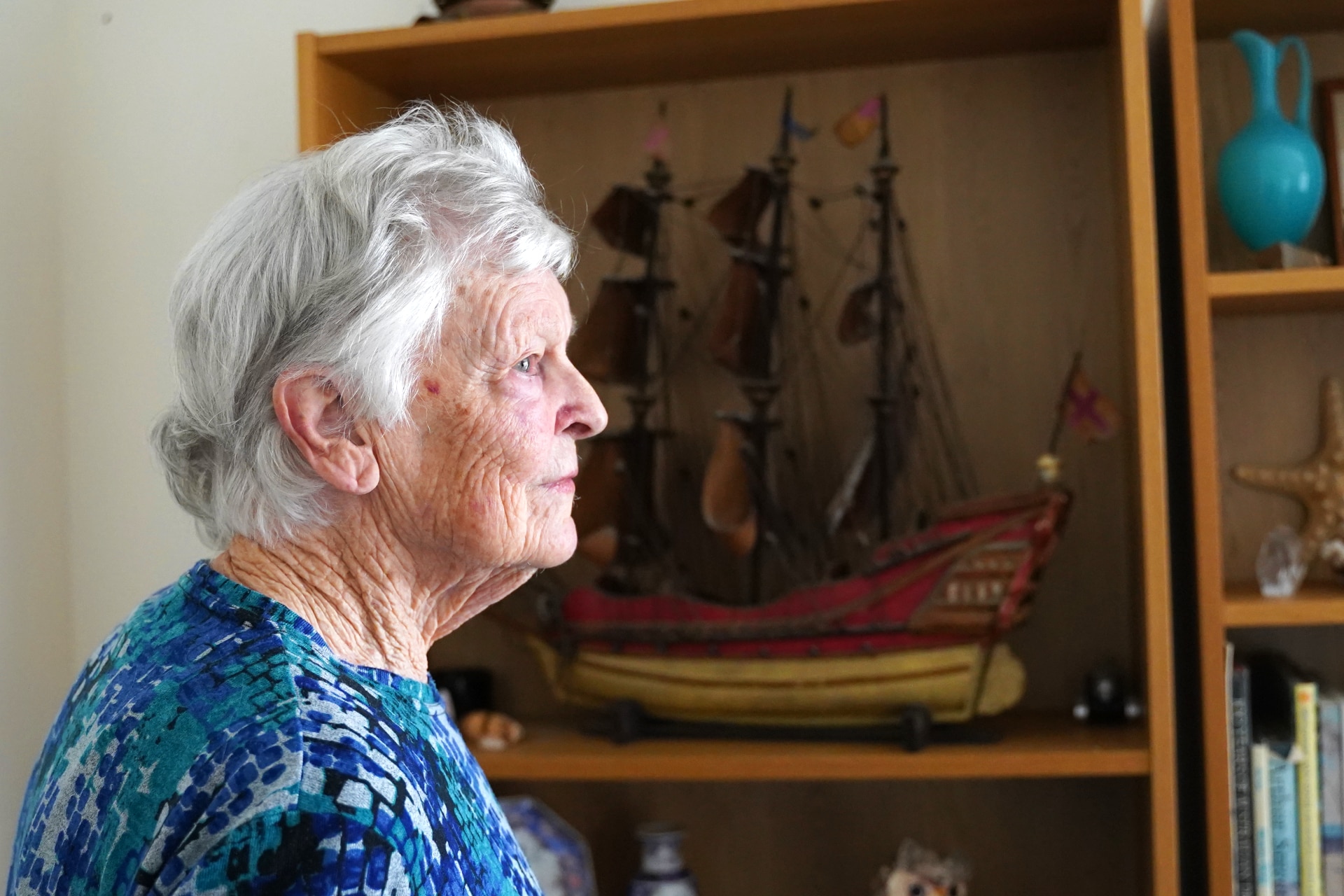 A portrait of archeologist Helen McCall