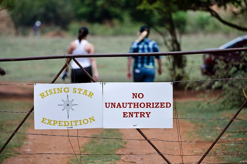 Entry to the Rising Star expedition site   Getty Images