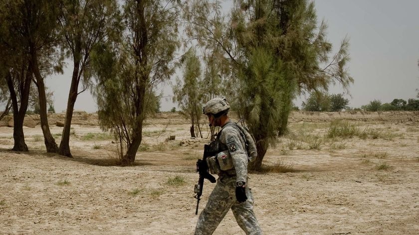 A US soldier