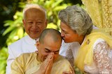 Mother&#39;s blessing: King Norodom Sihamoni has been elected to replace his ailing father.