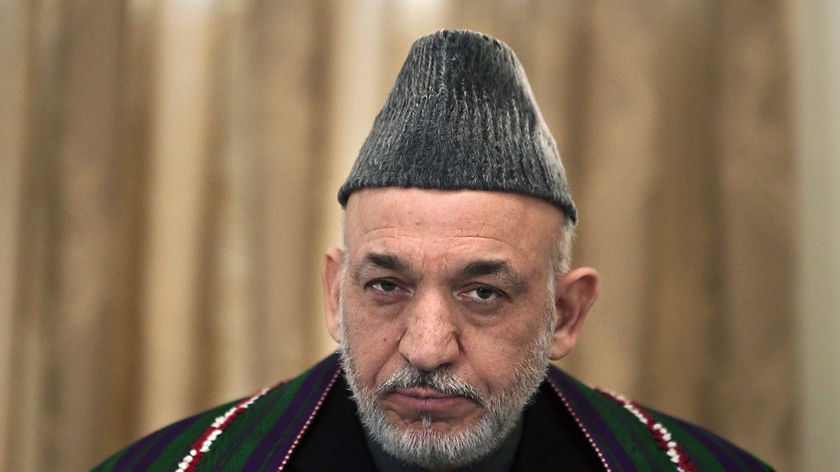 Afghan President Hamid Karzai