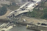 Bridge collapse: Witnesses heard a huge roar as the freeway fell into the river