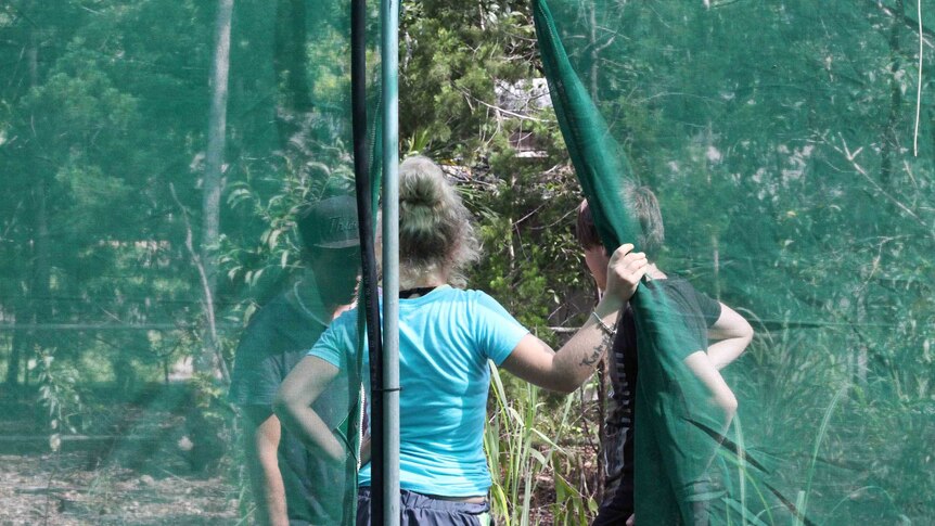 A group of patients being treated for ice addiction at a rehabilitation centre in Darwin.