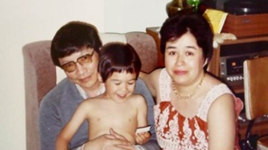 Jason Om with his family in 1980s Melbourne