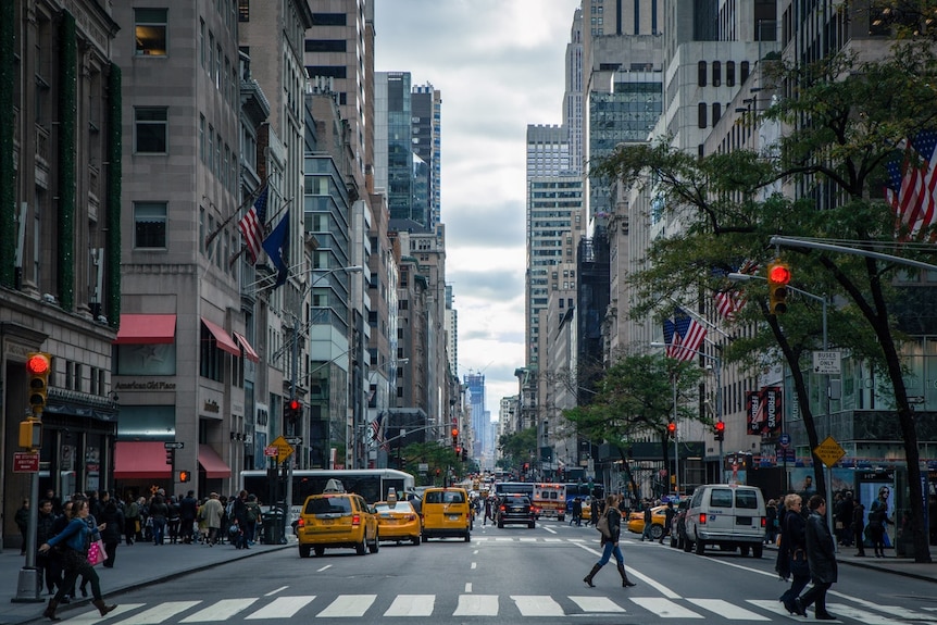 New York City streetscape