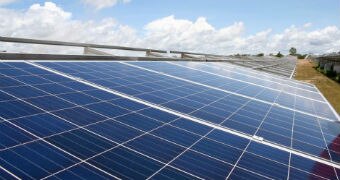 Solar panels in Queensland.