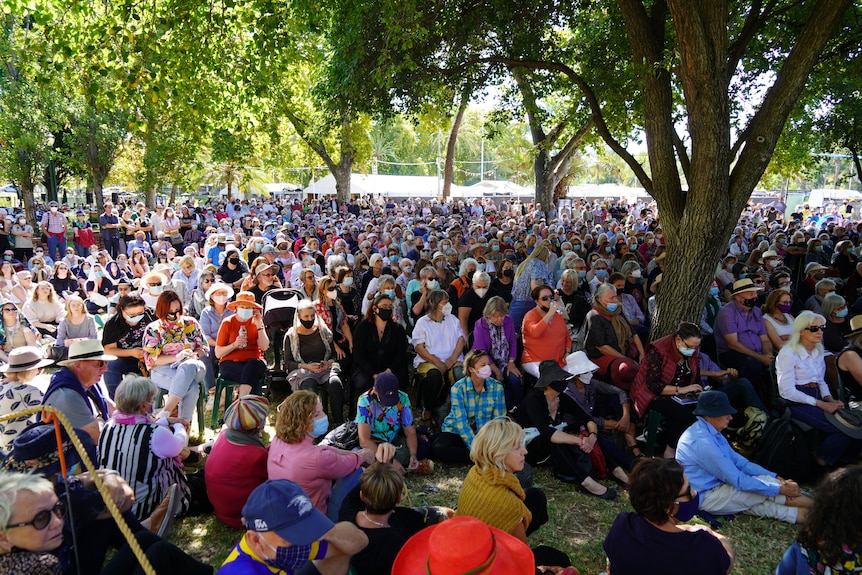An audience at Adelaide Writers Week.