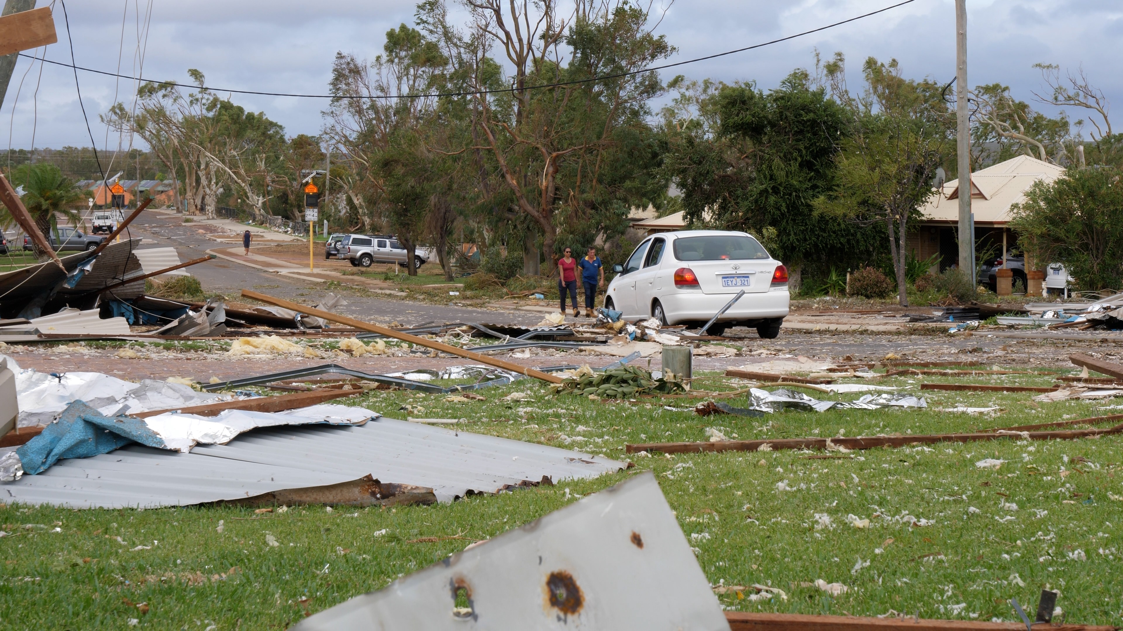 after cyclone in Kalbarri