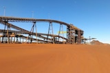 Jimblebar iron ore processing facility in WA's Pilbara region.