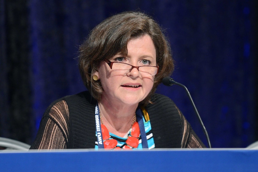 Ged Kearney addresses the AWU National Conference