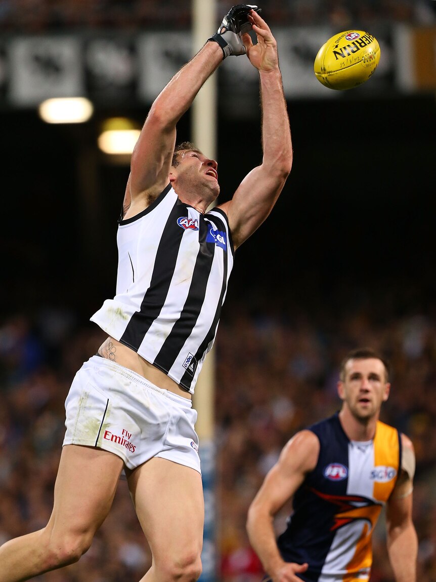 Travis Cloke's poor form heading into the finals is a big worry for the Magpies.