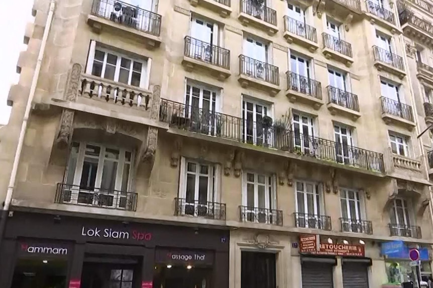 Paris building raided by police