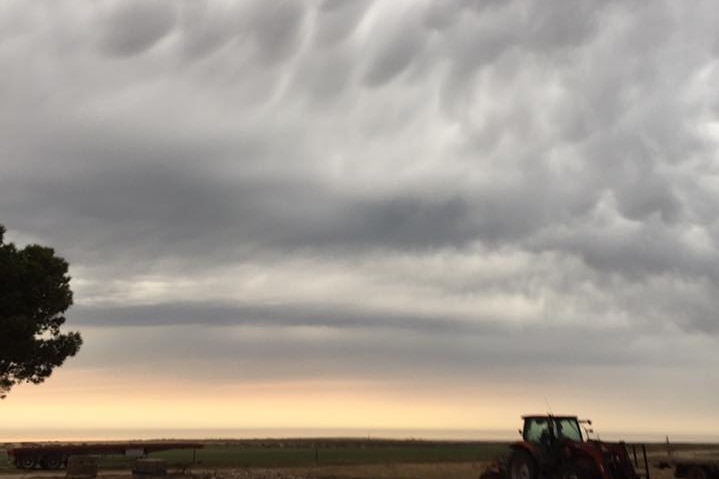 Storm clouds above Eyre Peninsula.