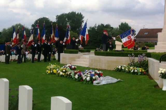 Fallen soldiers honoured at Fromelles