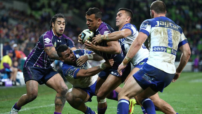 Will Chambers denied by Bulldogs defence