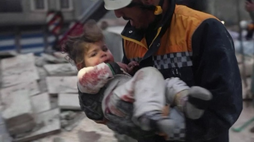 Syrian toddler, Raghad Ismail, survived the quake but her mother and siblings perished.