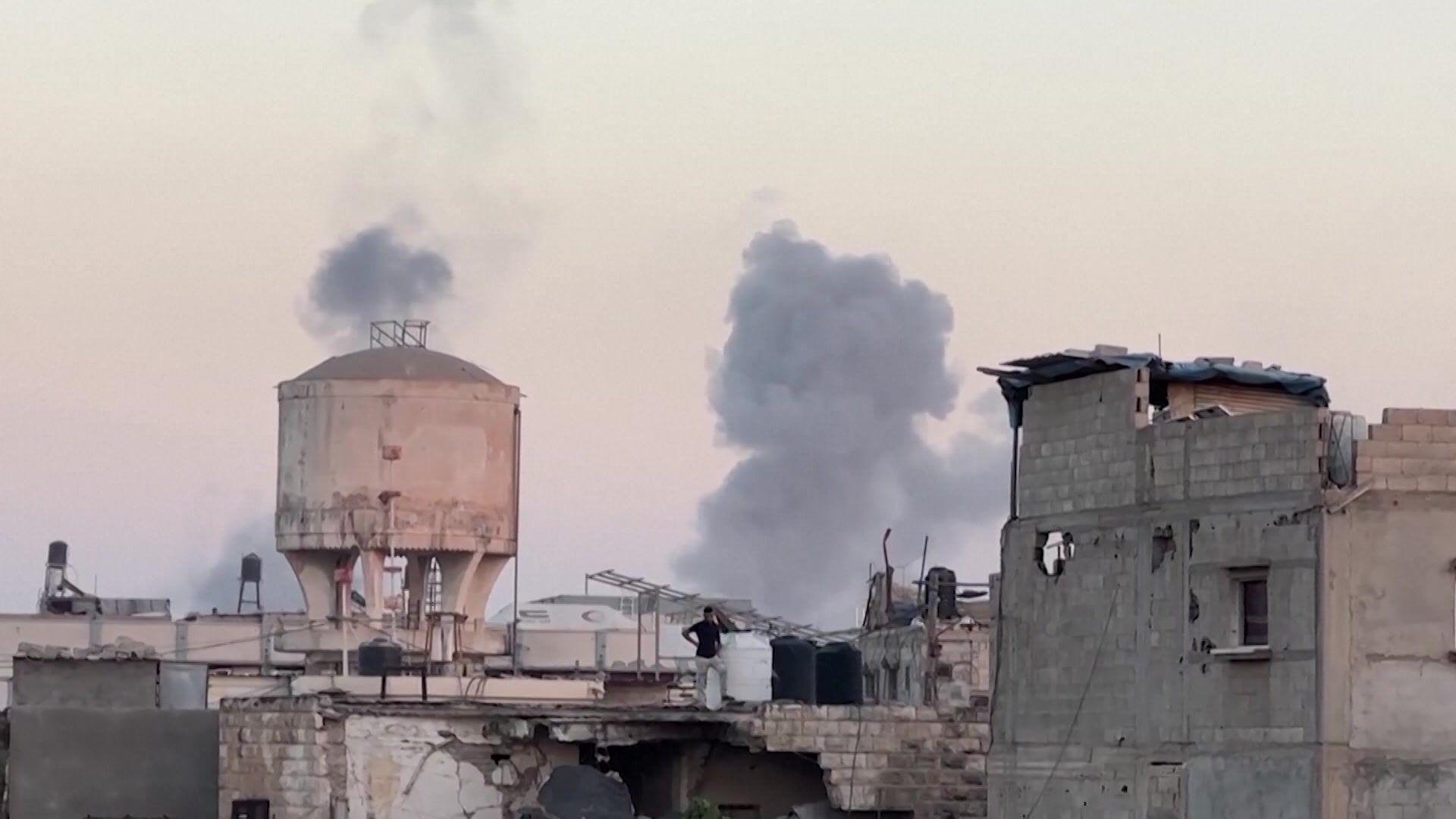Smoke billows over Gaza after Israeli strikes during ceasefire - ABC News