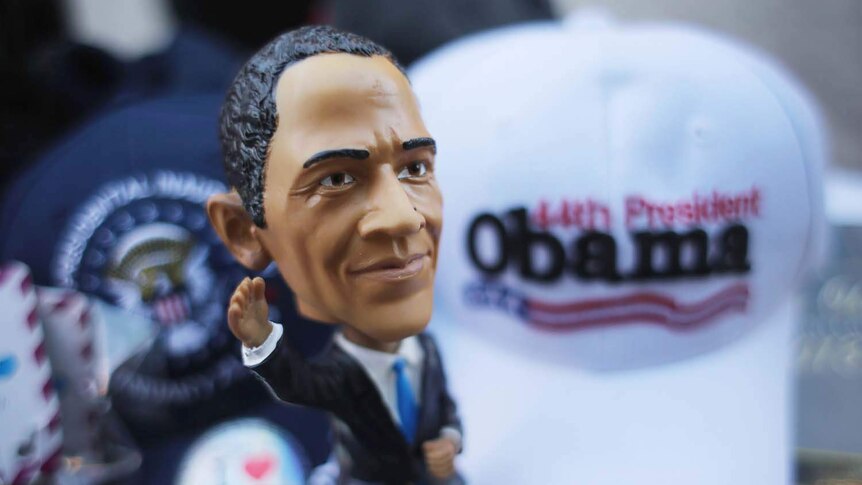 A Barack Obama doll