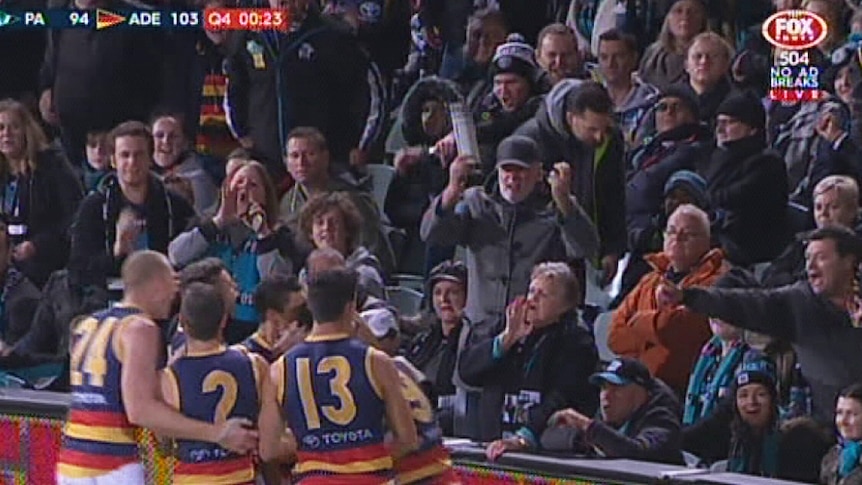 Power Power supporters abuse Crows players