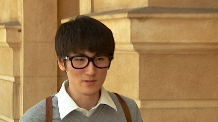 Hui Ung Lee outside District Court in Adelaide