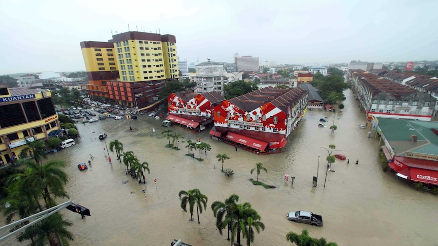 Floods hit north-east Malaysia