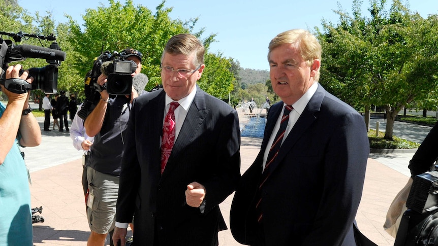 Denis Napthine and Peter Ryan