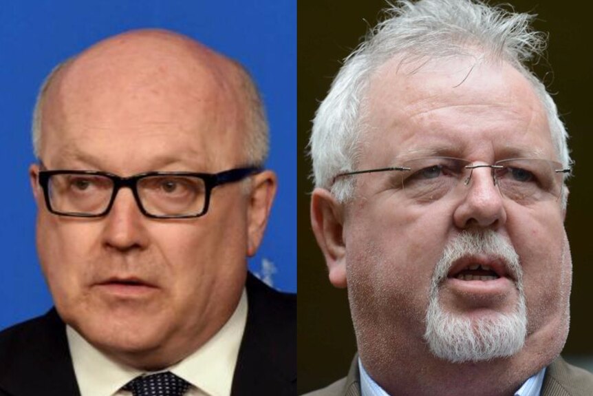 Queensland senators George Brandis and Barry O'Sullivan who were up for Liberal National Party re-election.