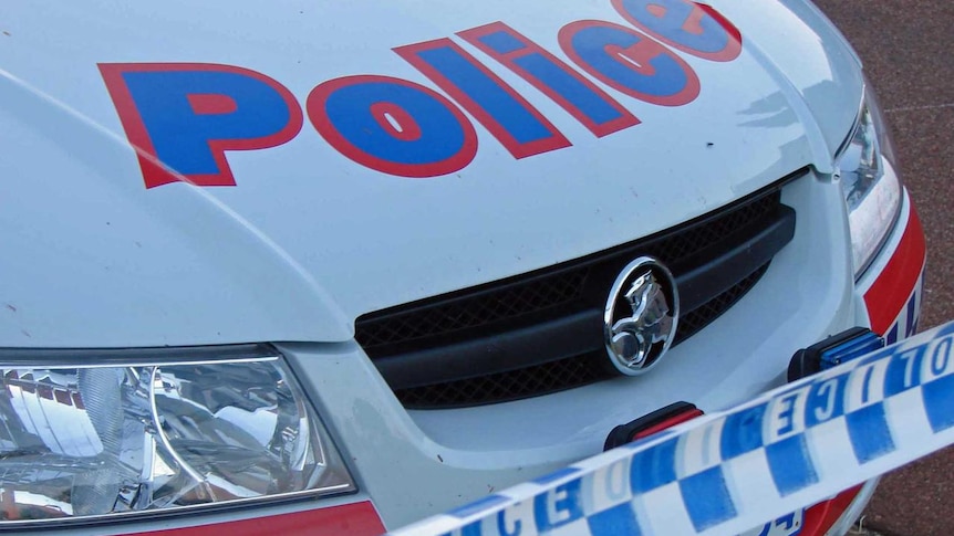 Front of WA police car.