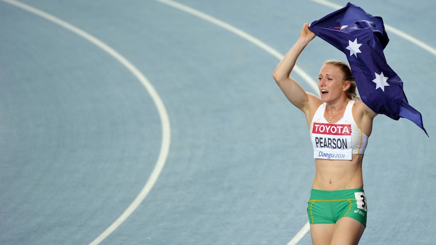 Elite company ... Pearson is one of three on the short list for the World Athlete of the Year award.