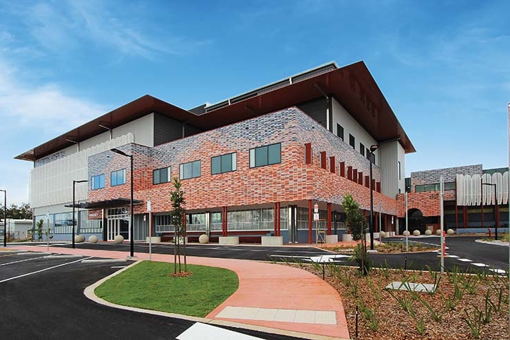 exterior of hospital building