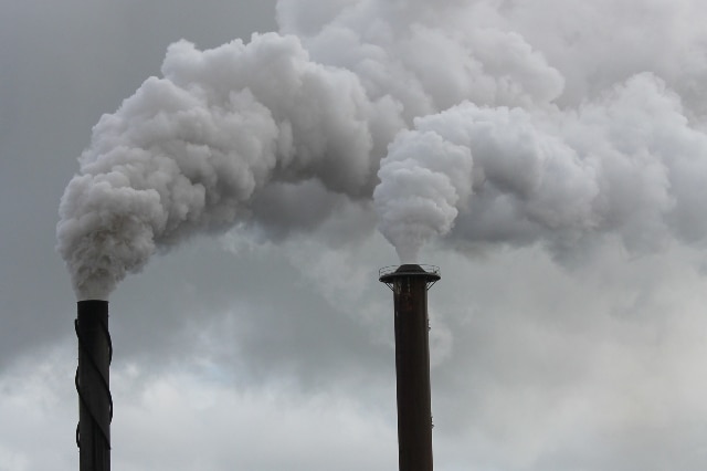 Steam billows from the sugar stacks at Tully in far north Queensland