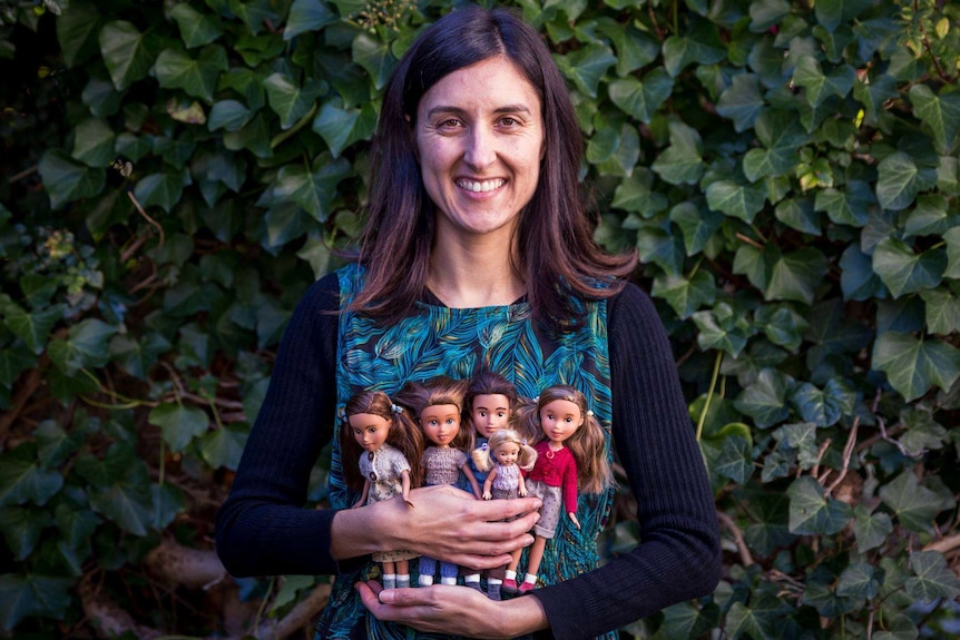 Sonia Singh with some Tree Change Dolls