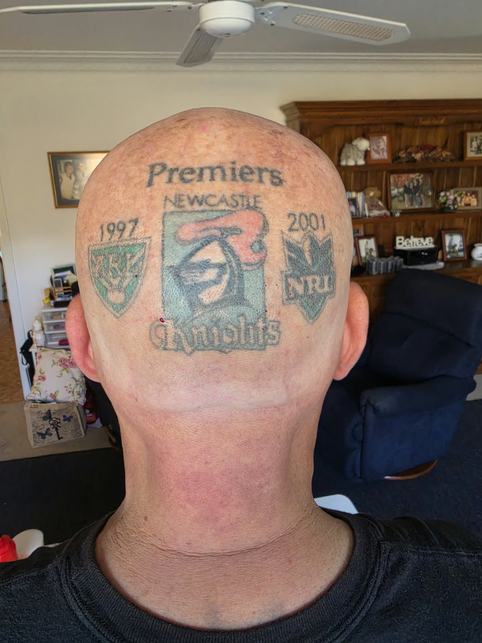 From tattoos to blue sausages, Newcastle has gone 'Knights crazy'
