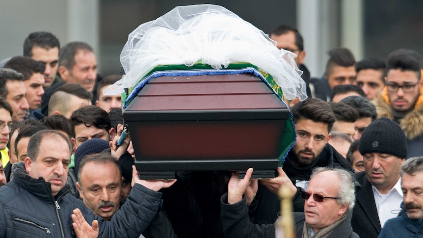 Tugce Albayrak funeral in Germany