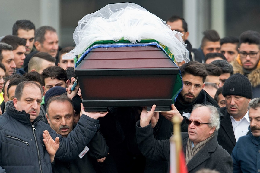 Tugce Albayrak funeral in Germany