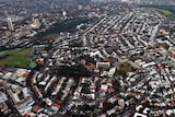 The densly populated Sydney suburb of Paddington