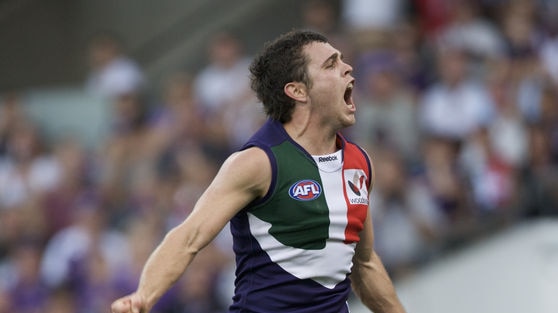 Fan favourite: Ballantyne's presence onfield this season has helped the Dockers immensely.