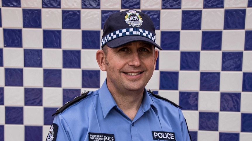 Senior police officer in uniform