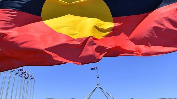 Aboriginal Flag flies in front of parliament house