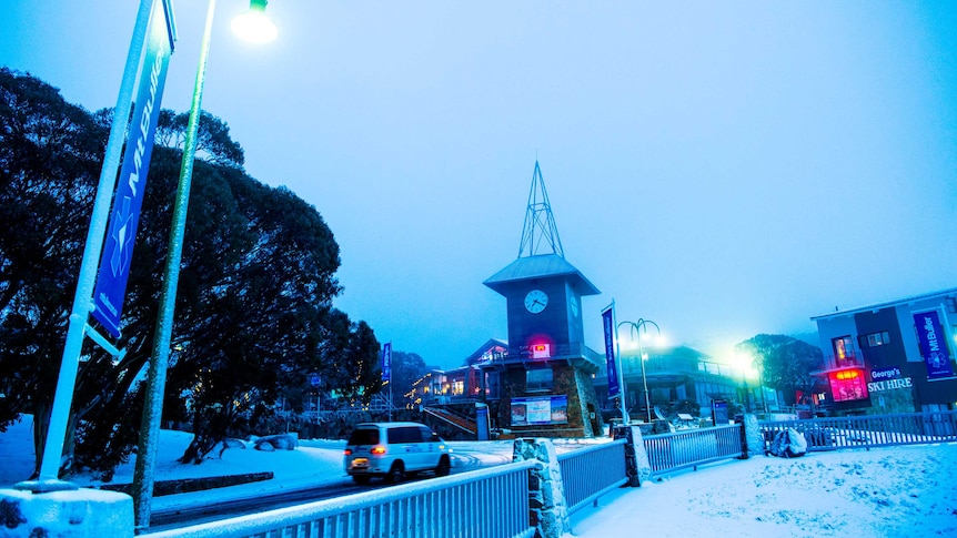 A blanket of snow over Victoria's Mt Buller resort.