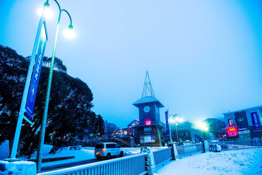 A blanket of snow over Victoria's Mt Buller resort.