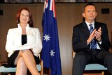 Photo finish: After an election race too close to call, Julia Gillard has pipped Tony Abbott to form government.