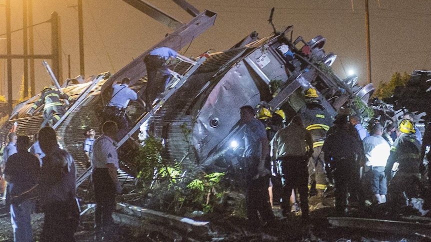 Philadelphia train rescue