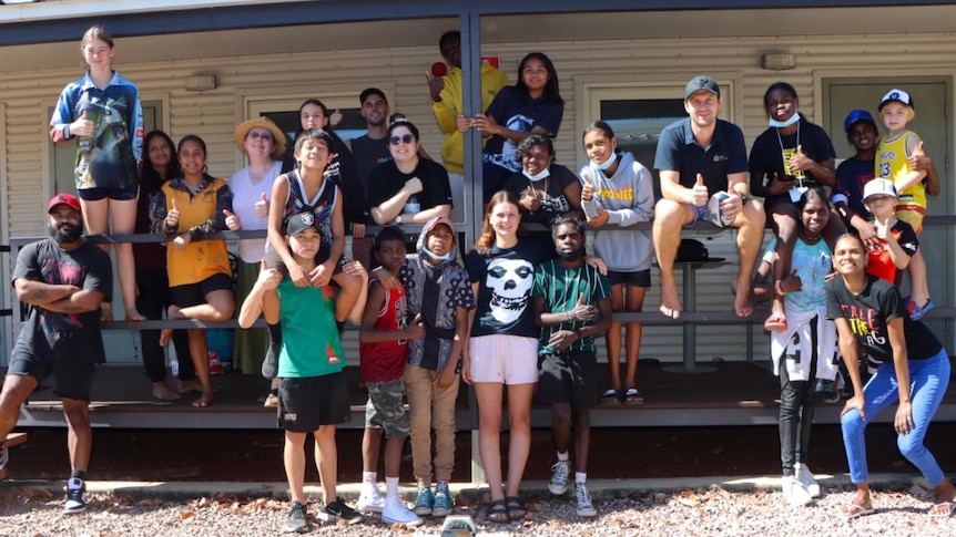 Melbourne Indigenous Transition School students in quarantine at Howard Springs.