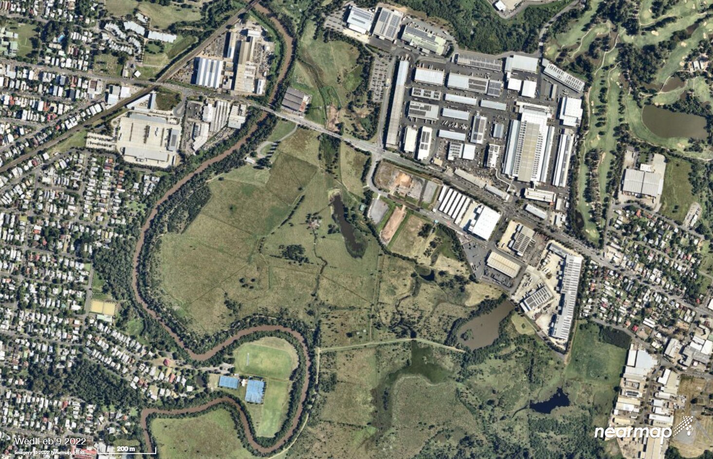 Tennyson in Brisbane's south on February 9.