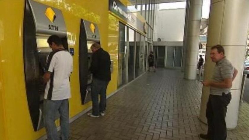 Commonwealth Bank ATM.