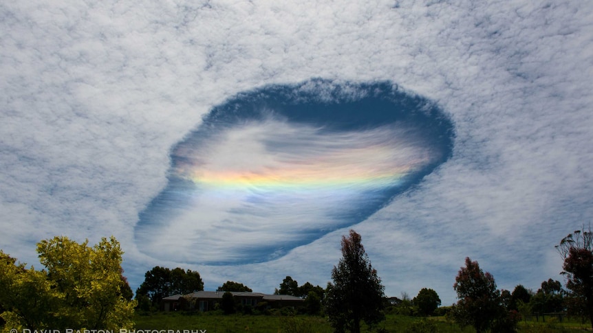 Fallstreak Hole cloud formation in Victoria