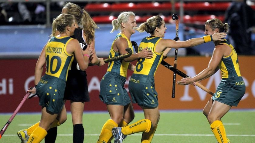 Big win: Australia piled on 11 goals in its Games opener (file photo).
