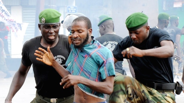 Reign of terror: Guinean police arrest a protester