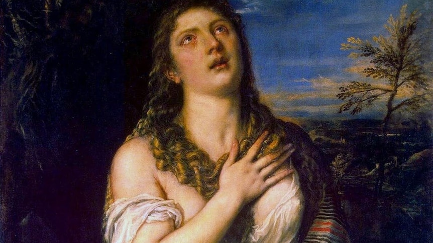 Titian's Penitent Magdalene, circa 1565.